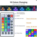 Pond Lights, Colored Fountain Light Timer Underwater RGB Waterproof Submersible LED Outdoor Spotlights with Spiked Stand for Garden Lawn Yard Landscape, 6 Lights - Image 4