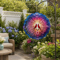 Shwing Wind Spinner 12 Inch Cardinal Bird Wind Spinner Hanging Wind Sculptures Red Cardinal Floral Mandala Metal Ornament Outdoor Kinetic Garden Art for Patio Porch Garden Spring Decoration by Unknown