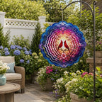 Shwing Wind Spinner 12 Inch Cardinal Bird Wind Spinner Hanging Wind Sculptures Red Cardinal Floral Mandala Metal Ornament Outdoor Kinetic Garden Art for Patio Porch Garden Spring Decoration by Unknown