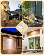 EDISHINE PAR38 LED Flood Light Bulbs Outdoor Dimmable 3000K 1800LM 6 Pack - Image 7