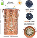 Peacock Solar Lanterns Outdoor Waterproof Hanging Solar Lights Peacock Gifts for Women Men Metal Decorative LED Lanterns for Yard, Patio, Lawn, Tabletop, Pathway, Landscape, Garden Decor - Image 6