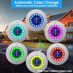 NFESOLAR Solar Ground Lights Outdoor with 16 LEDs Multi-Color for Outdoor - Image 4