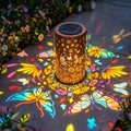 Outdoor Solar Powered Butterfly Lantern Hang Yard Decor with Color Lighting by GVSHINE