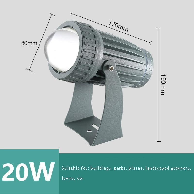 LED Narrow Beam Spotlight, IP65 Waterproof Outdoor Uplight - Image 2