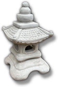 Massive Garden Pagoda Oriental Lantern Sculpture Concrete Pagoda Outdoor Lawn Ornament Pagoda Figurine Yard Lantern Statue by Unknown