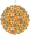 12 Inch Thanksgiving Wind Spinner for Yard and Garden, Fall Pumpkin Sunflower Maple Leaves Plaid Hanging Ornaments Outdoor 3D Kinetic Wind Sculpture Spinners Indoor Outdoor Patio Décor Ornaments Gift by Unknown