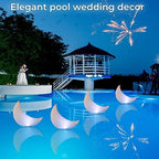 TIALLY Floating Pool Lights - Large Solar Powered Crescent Moons (8 Pack) - Image 5