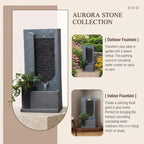28H Modern Indoor/Outdoor Water Fountain with Soothing LED Light - Image 5
