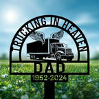 Custom Box Truck Grave Marker – Memorial Garden Stake with Angel Wings, Trucker Remembrance Gift, Loss of Loved One (Box Truck with Angel Wings) - Image 4