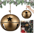 Civaner 1 Pcs 8 Inch Giant Metal Christmas Bronze Jingle Bell by Civaner