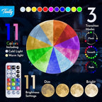 TIALLY Floating Pool Lights - Solar Light Up Moon Balls, Multicolor 6 Pack - Image 5
