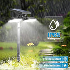 Sunvivo Solar Motion Lights, Ground & Wall Mount, 360° Rotatable Dual Head - Image 5