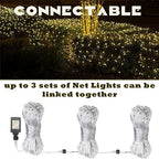 LED Net Lights, 360L 10×10 FT Outdoor Mesh Lights for patio, Pergolas - Image 4