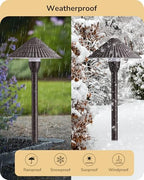EDISHINE Low Voltage Landscape Lights, 5CCT Outdoor Walkway Lights 12 Pack - Image 5