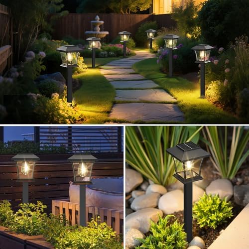 Sparkblaze 16 Pack Solar Pathway Lights Outdoor, Warm White - Image 4