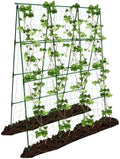 Large A-Frame Garden Trellis for Tomatoes, Cucumbers & Heavy Climbing Plants - Rust-Resistant, Heavy-Duty Steel, Perfect for Outdoor Gardens & Vertical Gardening(47" W x 63" H) by Unknown