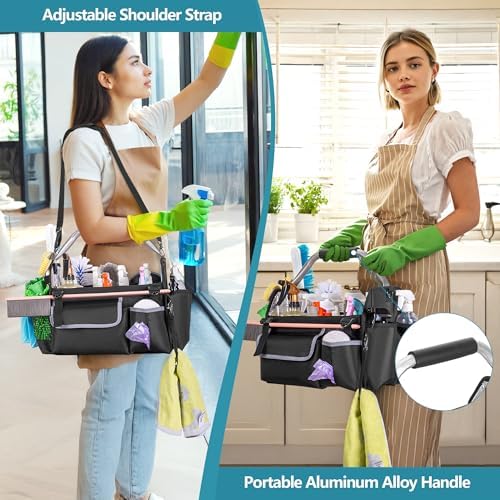 HODRANT Wearable Cleaning Caddy Organizer with Divider & Support Pad - Image 5