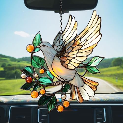Peace Lover Dove Acrylic Suncatcher - Image 5