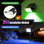 Color Changing Solar Spot Lights Outdoor Waterproof, 10 Pack, 28 LED RGB - Image 6