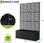 GarveeLife Metal Planter Box with Trellis 71"x47"x16", with Drainage Holes - Image 2