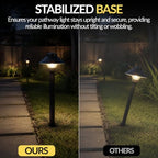 Outdoor Pathway Light – Low Voltage Landscaping Lighting (4 Pack) – Black - Image 6