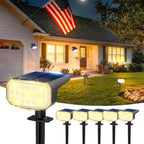 JEJOT Solar Spotlights Outdoor Waterproof with Focus Beam, 6 Pack by JEJOT
