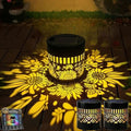 Decorative Solar Mandala Lights Outdoor Waterproof LED Metal Solar Powered Wall Fence Lights for Garden Yard Deck Step Patio Pool Lawn Back Yard Exterior Wall Decorative Lighting(#B,2PCS) by Unknown