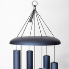 44" Aluminum Wind Chimes - Premium Wind Chime to Create a Zen Atmosphere - Wind Chime Suitable for Outdoor, Garden, Patio, Backyard, Garden Decoration with Wind Catcher Decor Gift (Midnight Blue) - Image 4