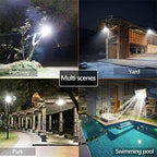 UT Solar Outdoor Security Light - 87 LEDs, Equiv. 40W LED Flood Light, IP66 Waterproof with Remote Control, Auto Dusk to Dawn Sensor for Yard Porch Balcony - Image 6