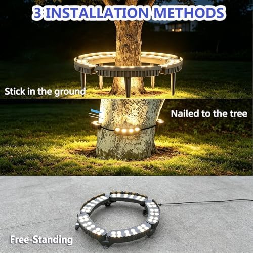 Low Voltage Landscape Uplights, Outdoor Waterproof Tree Ring Lights - Image 4