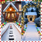 Suzile 100 Pcs Christmas Plastic Light Stakes 15'' Tall Xmas Yard Stakes - Image 5