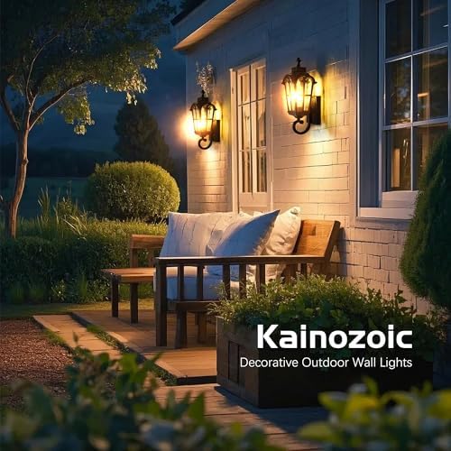 Motion Sensor Dawn to Dusk Outdoor Sensor Light Fixture Waterproof Porch Lights Anti-Rust Exterior Lighting Outdoor Wall Lantern Outside Wall Light for Patio Front Door Garden Garage - Image 6
