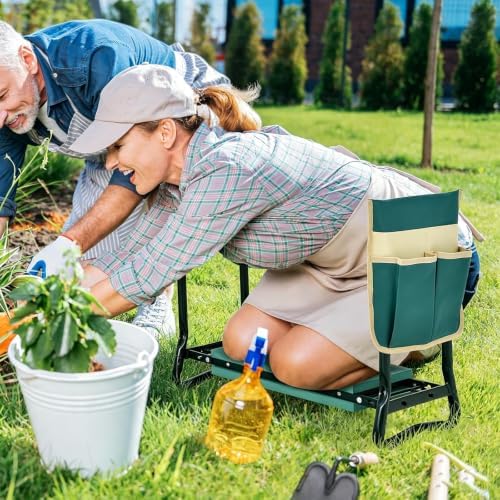 Garden Kneeler Seat,Folding Stool with Handles,Thick EVA Foam Pad - Image 5