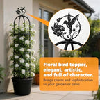 Elegant Outdoor Garden Trellis for Climbing Plants with 100% Premium Metal - Image 5