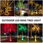 Outdoor Waterproof Ring Tree Lights, LED Landscape Spotlight - Image 3