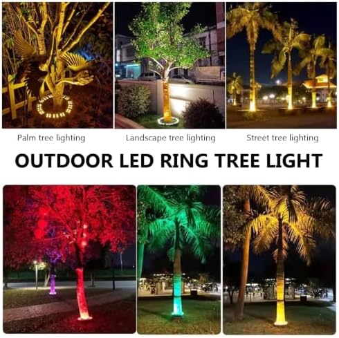 Outdoor Waterproof Ring Tree Lights, LED Landscape Spotlight - Image 3
