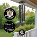 Customized Photo 32" Wind Chimes Memorial Mom Dad Gifts - Image 6