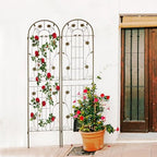 Garden Trellis for Climbing Plants Outdoor, 2-Pack 86" Metal Rustproof - Image 3