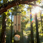 Personalized Cardinal Sympathy Gifts Wind Chimes Outdoor - Image 5
