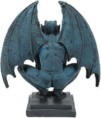 Focket Gargoyle Statue, Large Resin Material Polished Surface Sturdy Weather Outdoor Gargoyle Statues, Winged with Gothic Garden Scary Sculpture for Garden - Image 7