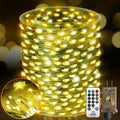 KNONEW 532FT 1600LED Green Wire Outdoor Fairy Lights Plug in Warm White by KNONEW