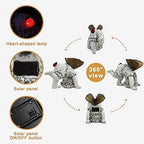 Suyorpe Solar Fairy Garden Statue Decor - Gifts for Women Mom Mother's Day, Angel Boy Resin Figurine Waterproof Home Decoration with Ladybug LED Lights for Outdoor Balcony Lawn Yard Patio - Image 4