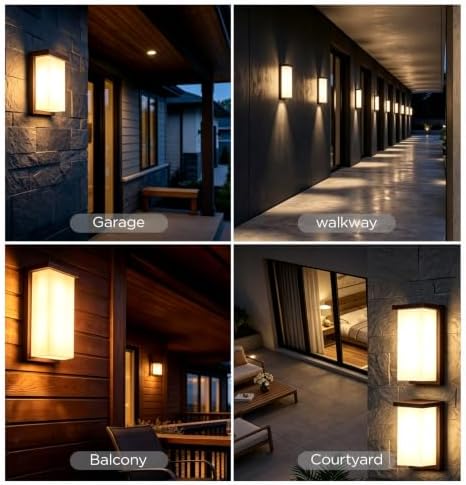 Outdoor Wall Light Sconce 8 Inch, IP66 Waterproof, 1920LM Brightness, 3CCT - Image 6