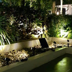 4-Spotlight Mini 50X Solar-Powered LED Spotlight (Warm White LED), Black Finish, Outdoor Garden Yard Landscape Downlight - Image 4