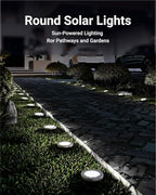 Sunco 12 Pack Outdoor Solar Pathway Lights, Dusk to Dawn, 7000K - Image 4