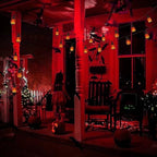 Solar String Lights for Outside, 33Ft Solar Patio Light with 15 Flickering - Image 5