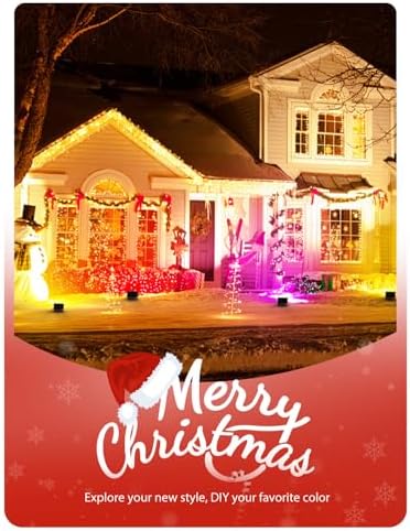 Onforu 6 Pack RGB LED Flood Light Outdoor, 70W Color Changing Uplights with Remote, 2700K Warm White IP66 Stage Lighting, Landscape Floor Spotlights Indoor, Uplighting Indoor Floor Light for Christmas - Image 4