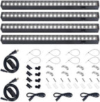 Barrina T5 Grow Lights for Indoor Plants, Full Spectrum, 1ft 5000K, 4 Packs by Barrina