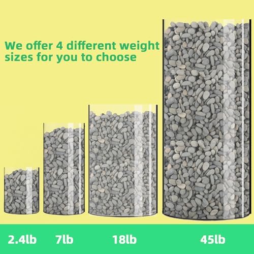 45LB River Rocks,Mexican Beach Pebbles for Plants,Potting,Garden Landscape Stone Paving Stone Grey 1Inch… - Image 6