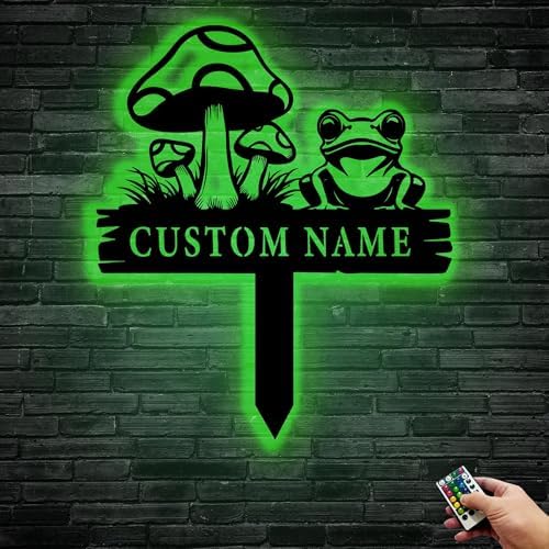 Custom Frog Metal Garden Sing,Personalized Garden Stakes With Frogs,Frog Garden Decor,Garden Decor,Cute Frog Gifts for Women - Image 7